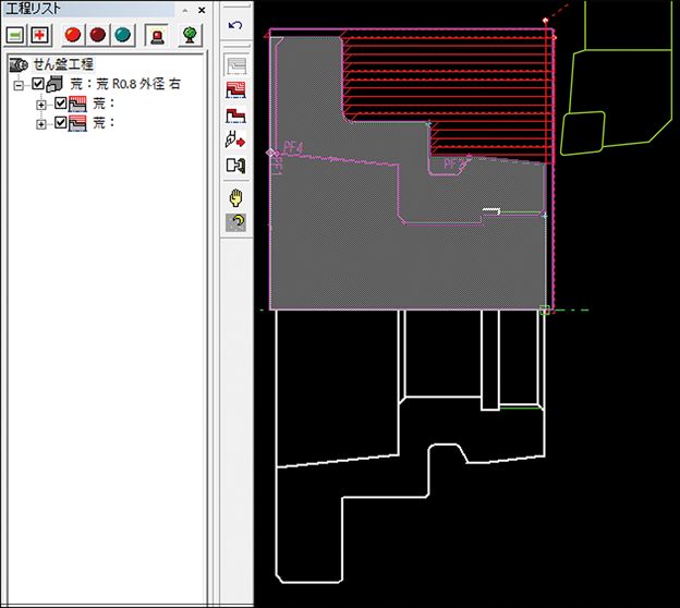 荒/コンリング加工